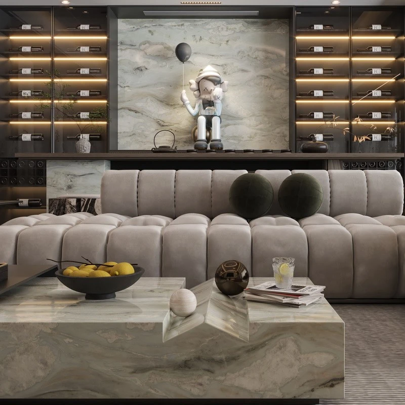 Palissandro light blue luxry marble for home - interial decoration