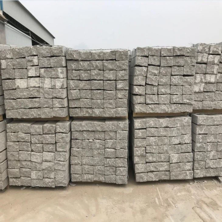 grey granite curbstone