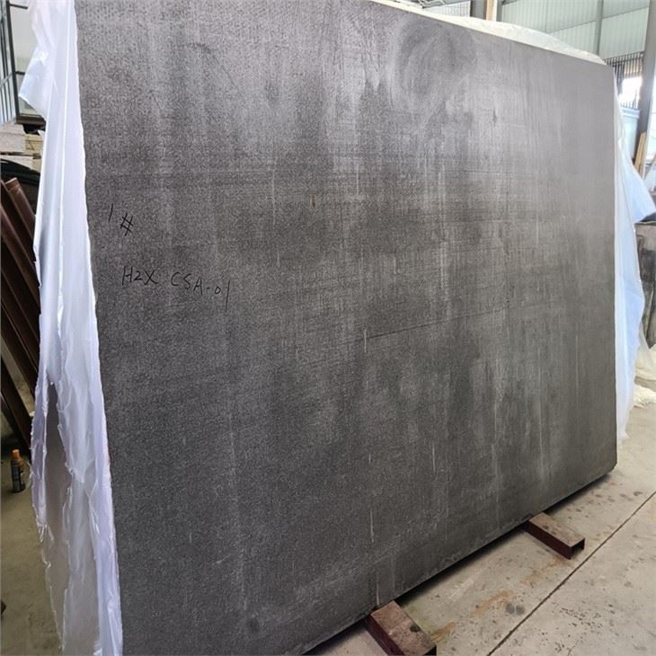 Jet black granite