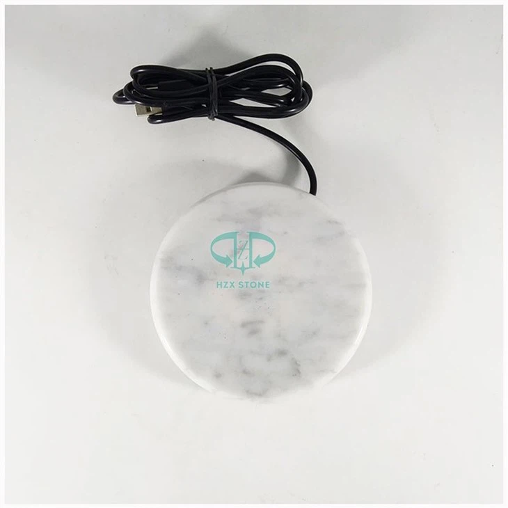 USC Type White Marble Charger